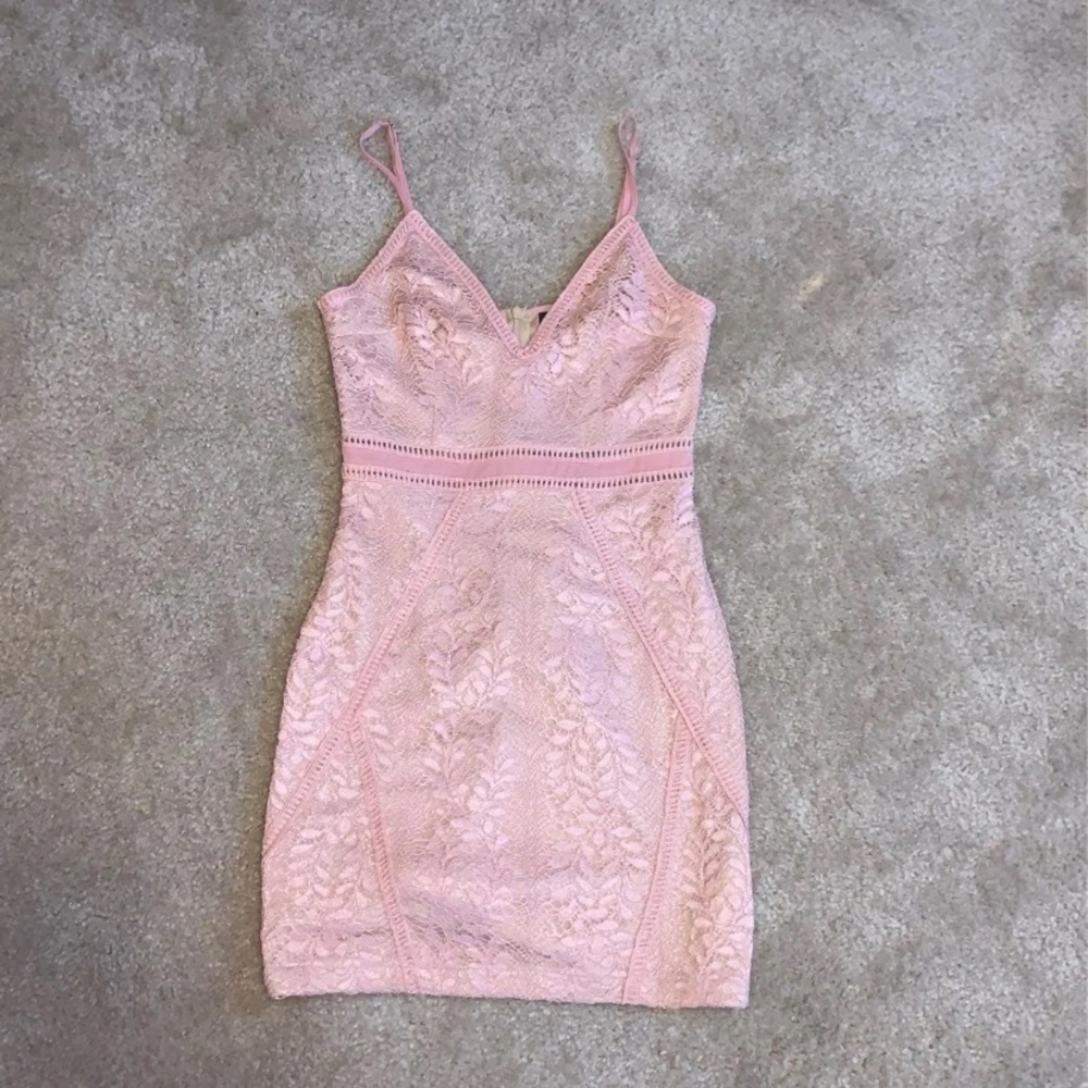 Pink prettylittlething dress
